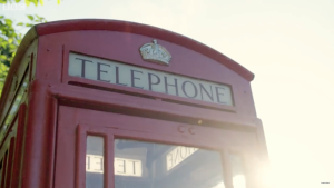 An old rationed telephone booth. Image: BBC.