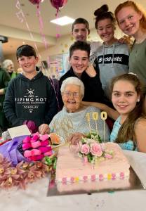 Ellie Mann celebrates with family and friends. Image supplied.