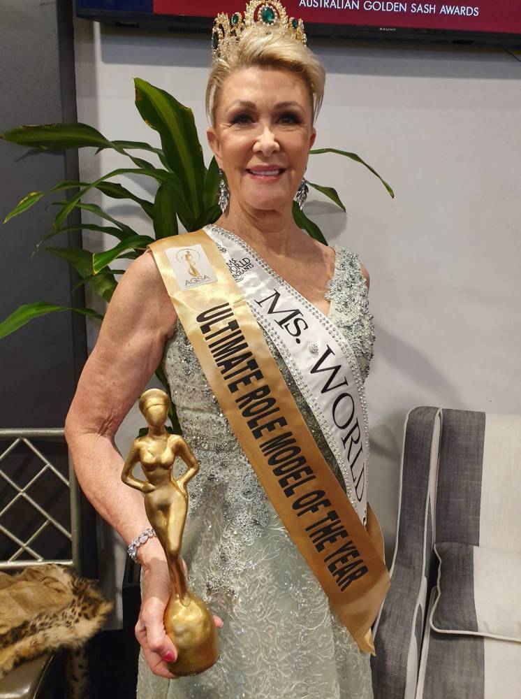 Robbie Canner has been awarded Australian beauty pageantry's highest honour, 'Ultimate Role Model of the Year'.