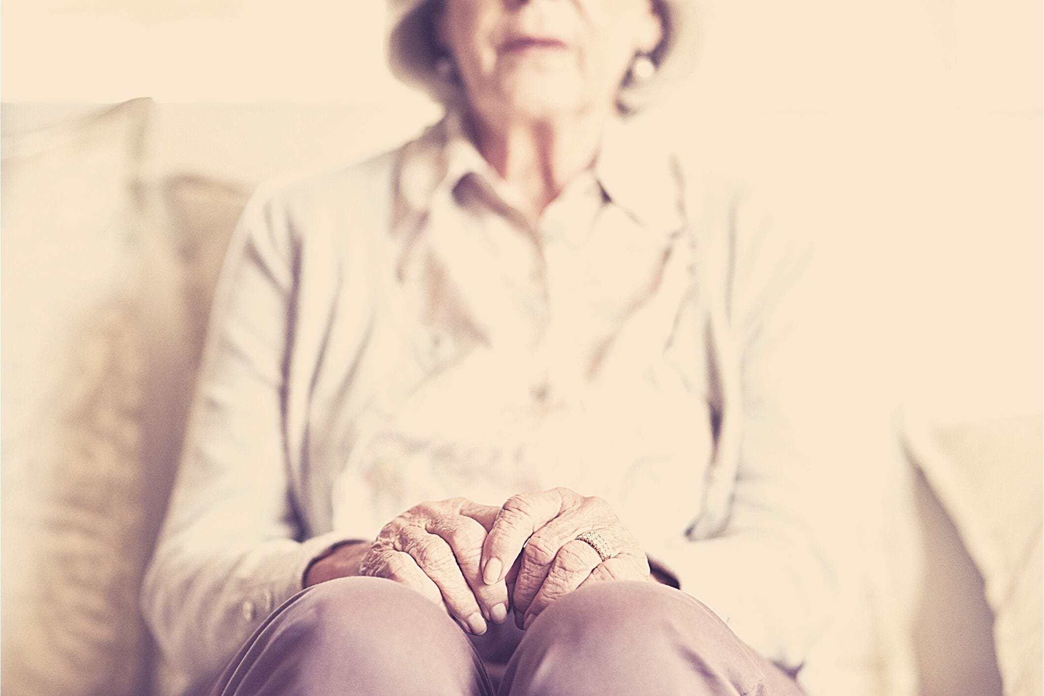Senior woman in nursing home