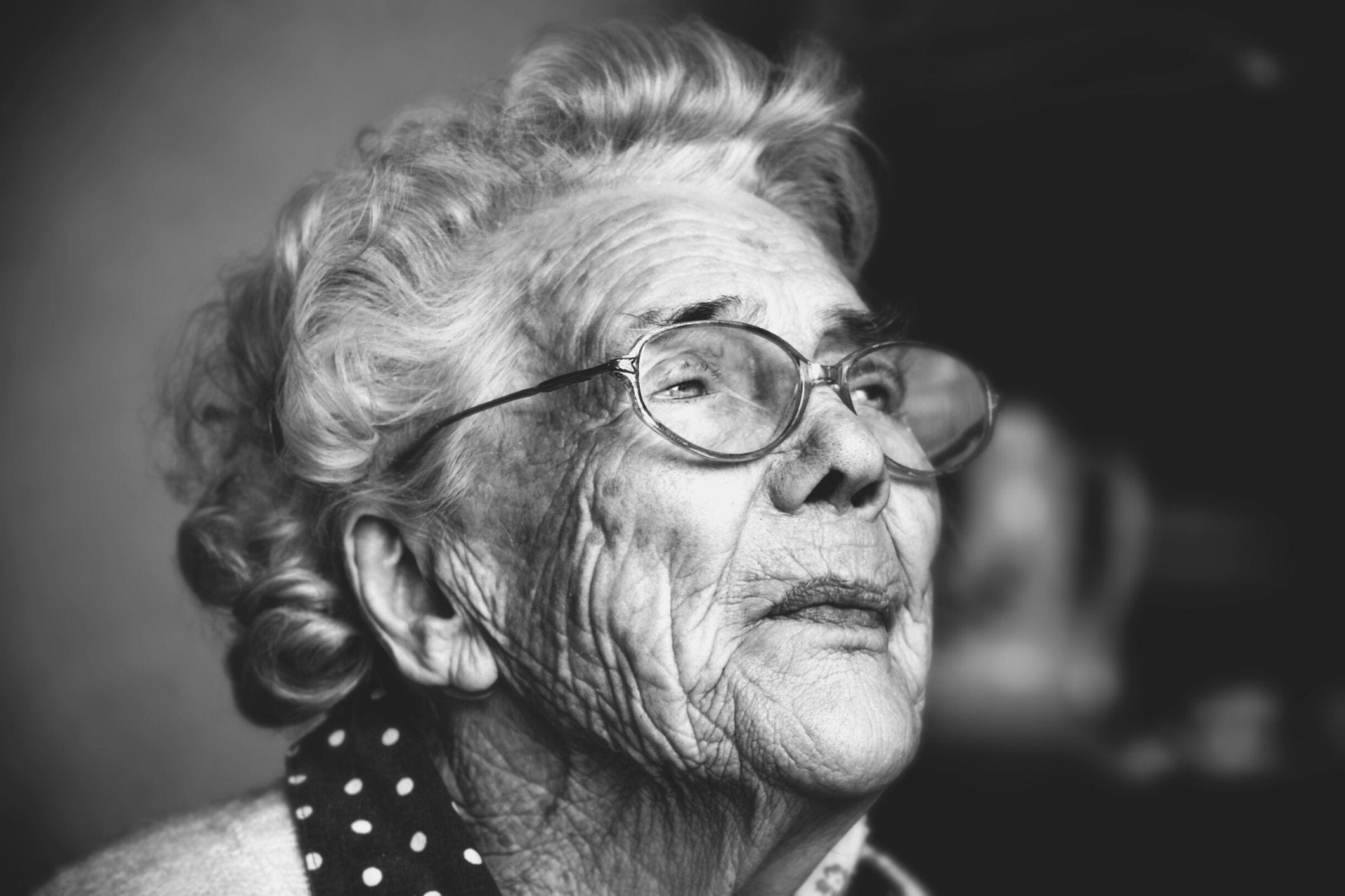 Elderly woman portrait