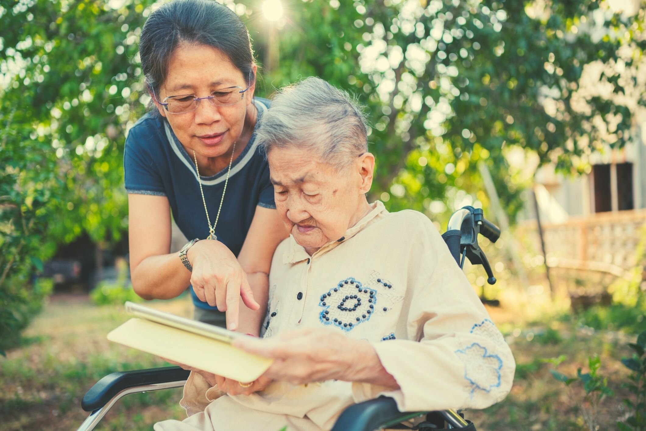Asian women aged care
