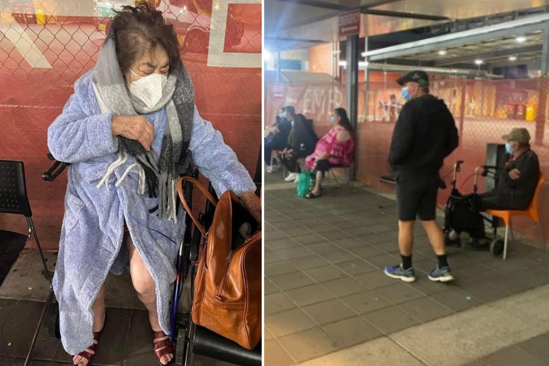 Great-Grandmother waited in the cold for two hours outside emergency department