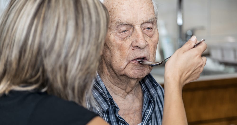 Helping a Person to Eat and Drink in the Later Stages of Dementia