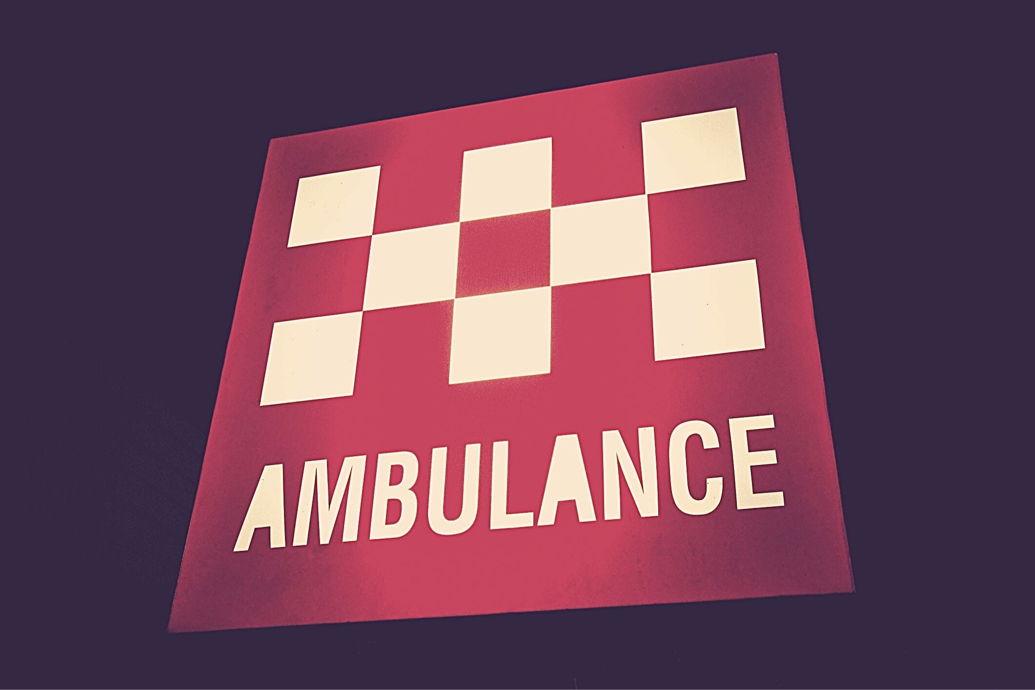 AMBULANCE SIGN