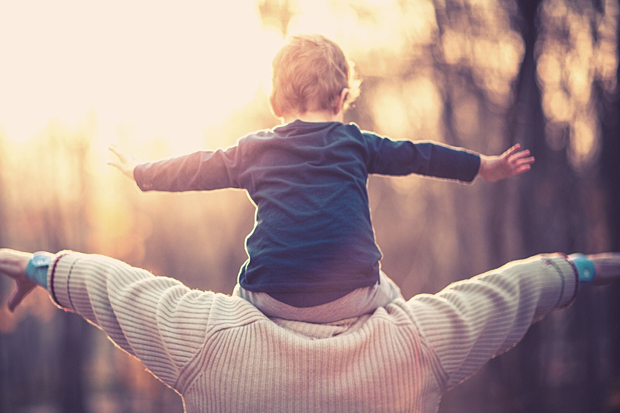 Granddad with grandchild