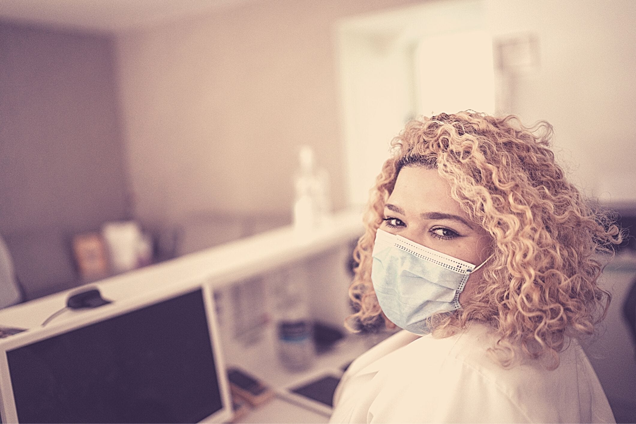 GP receptionist COVID