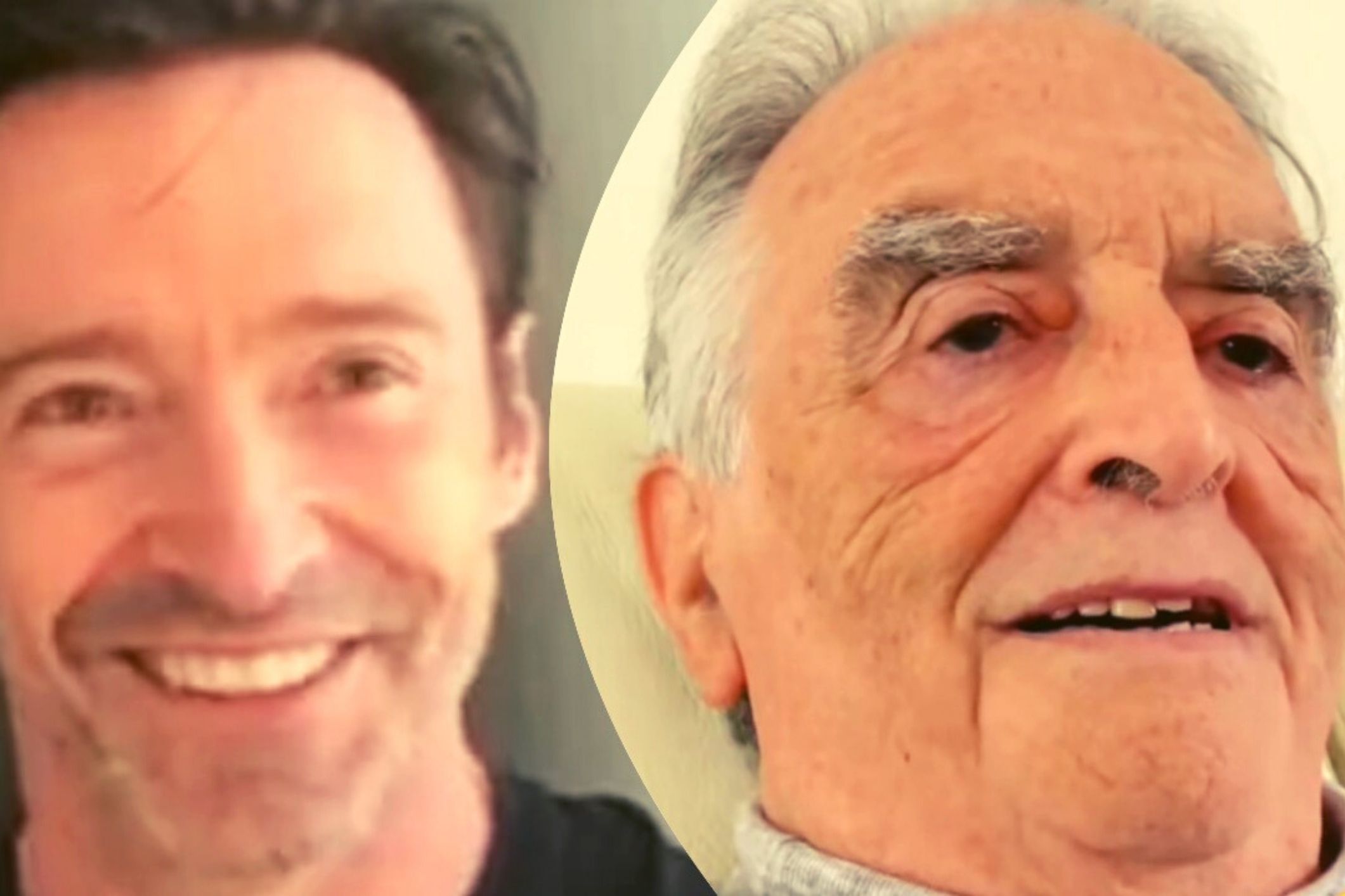 Hugh Jackman reacts to grandfather watching The Greatest Showman