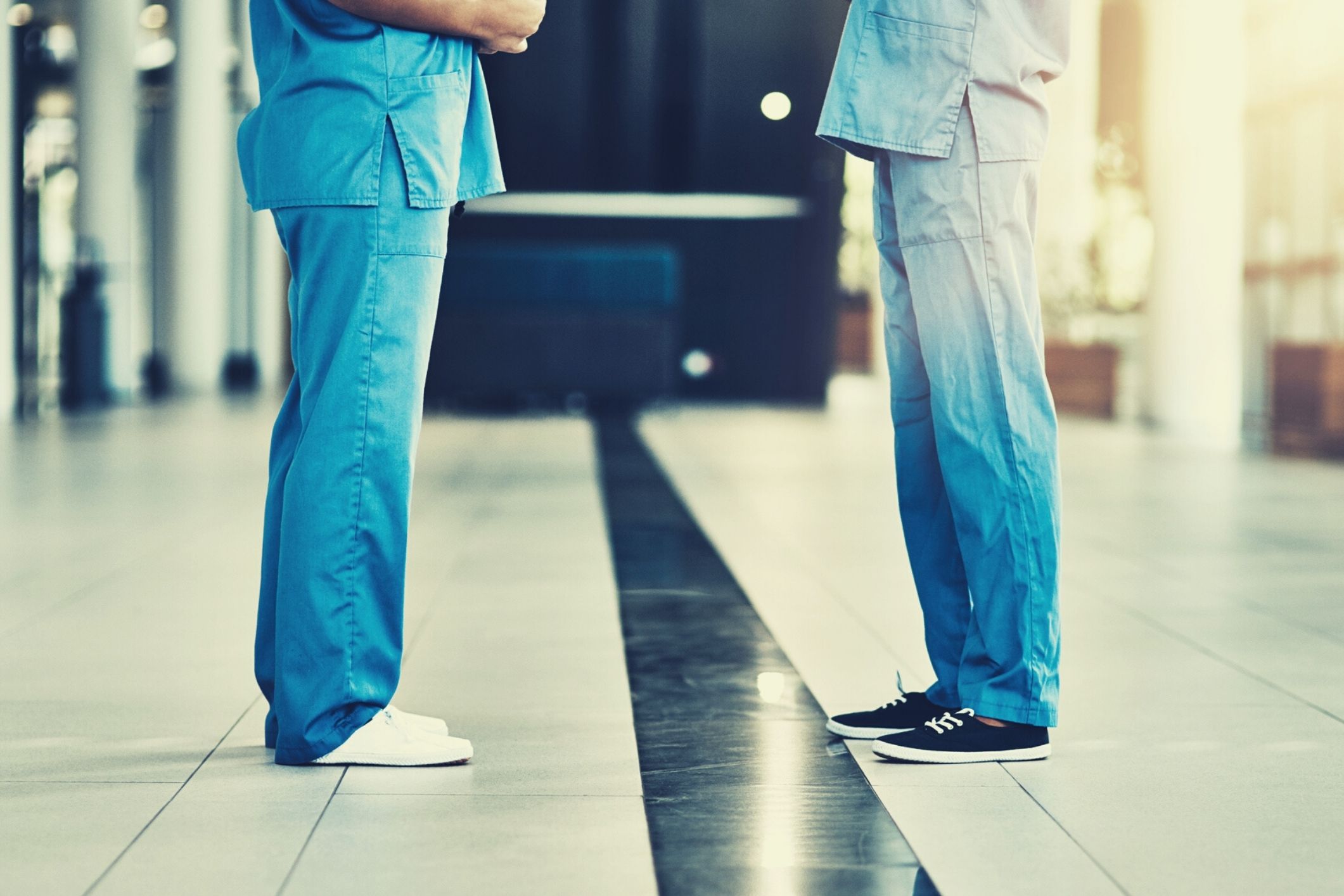 Nurses having discussion