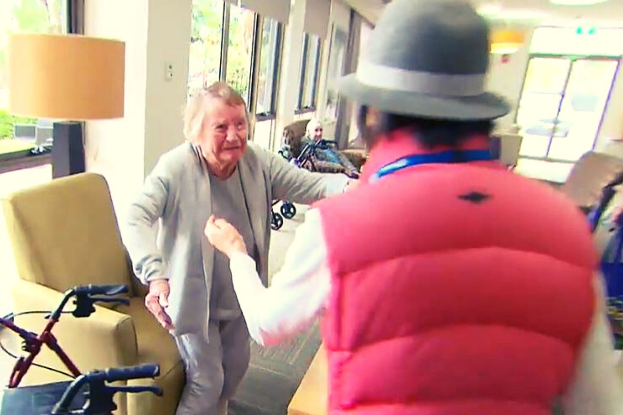 Tears flow as families launch surprise aged care visits on NSW ‘Freedom Day’