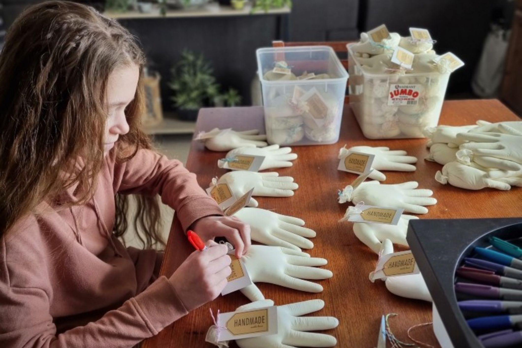 A young girl’s ‘Handmade’ gifts are warming the hearts of aged care residents
