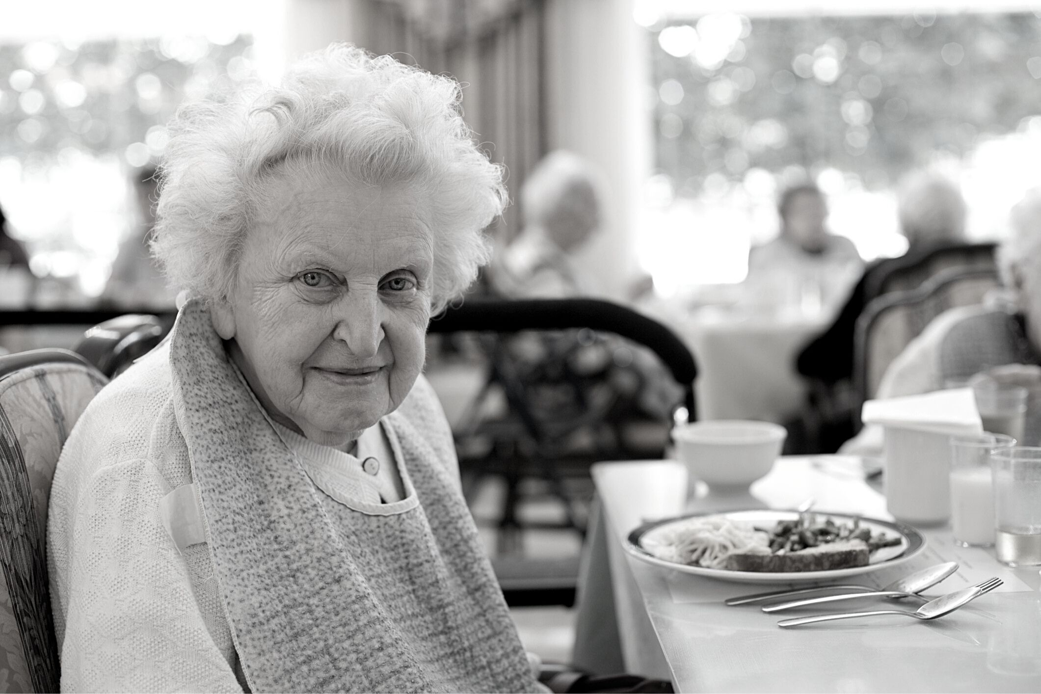 Malnourished aged care residents