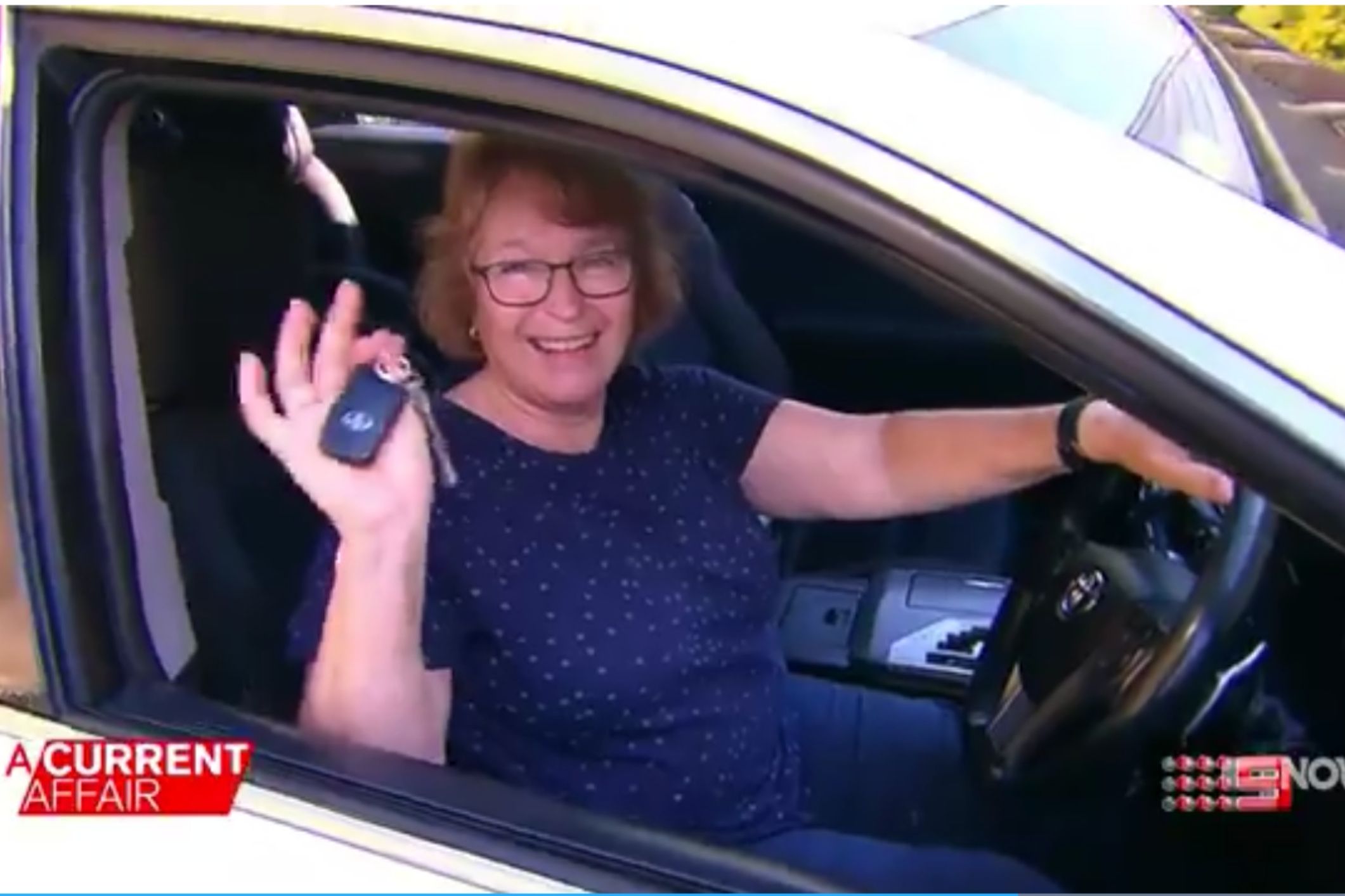 Grandma new car