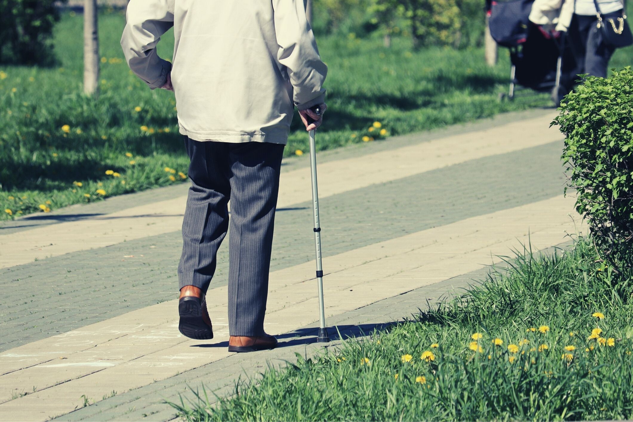 Great grandfather walking challenge