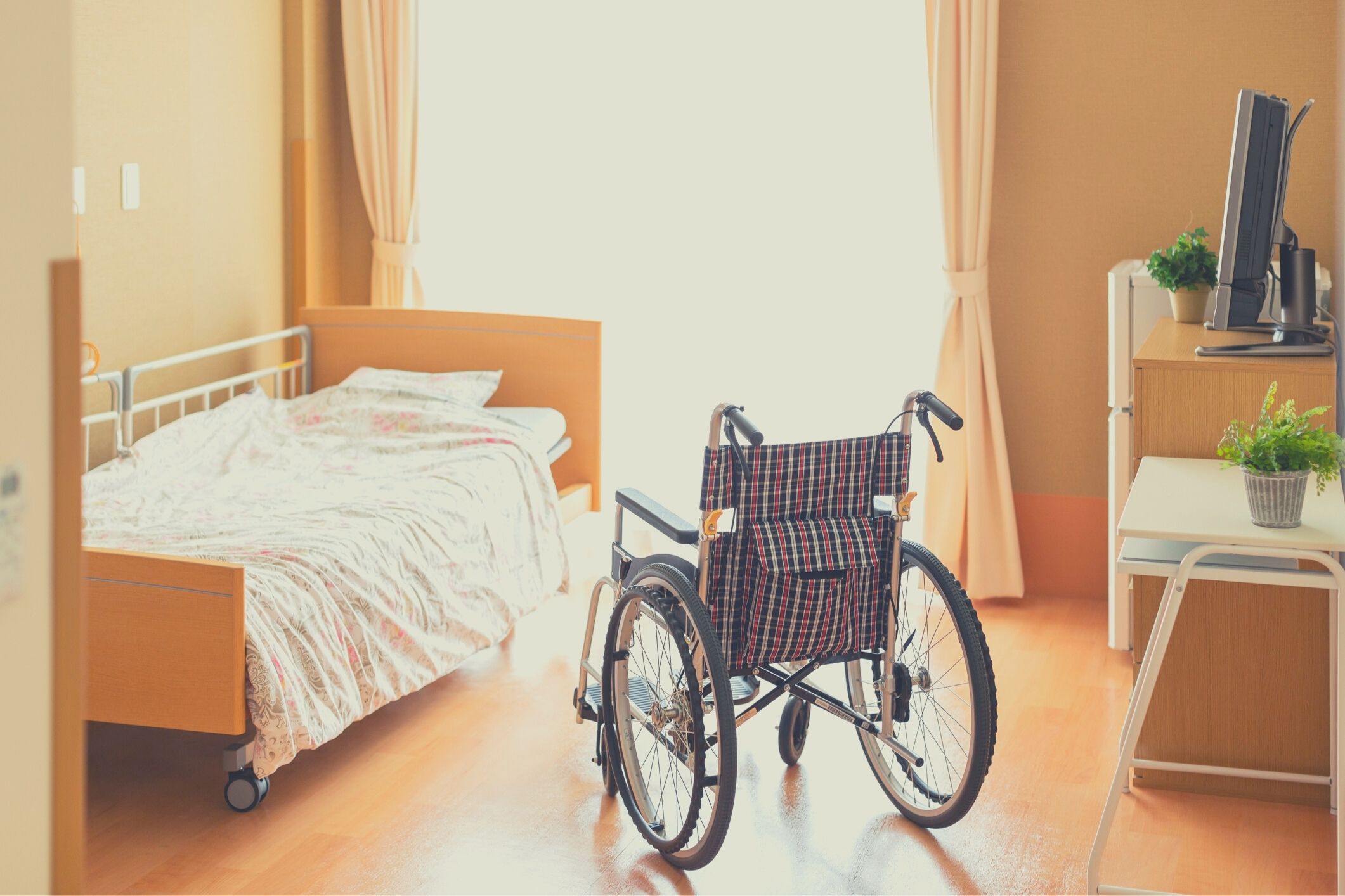 Resident falls from balcony