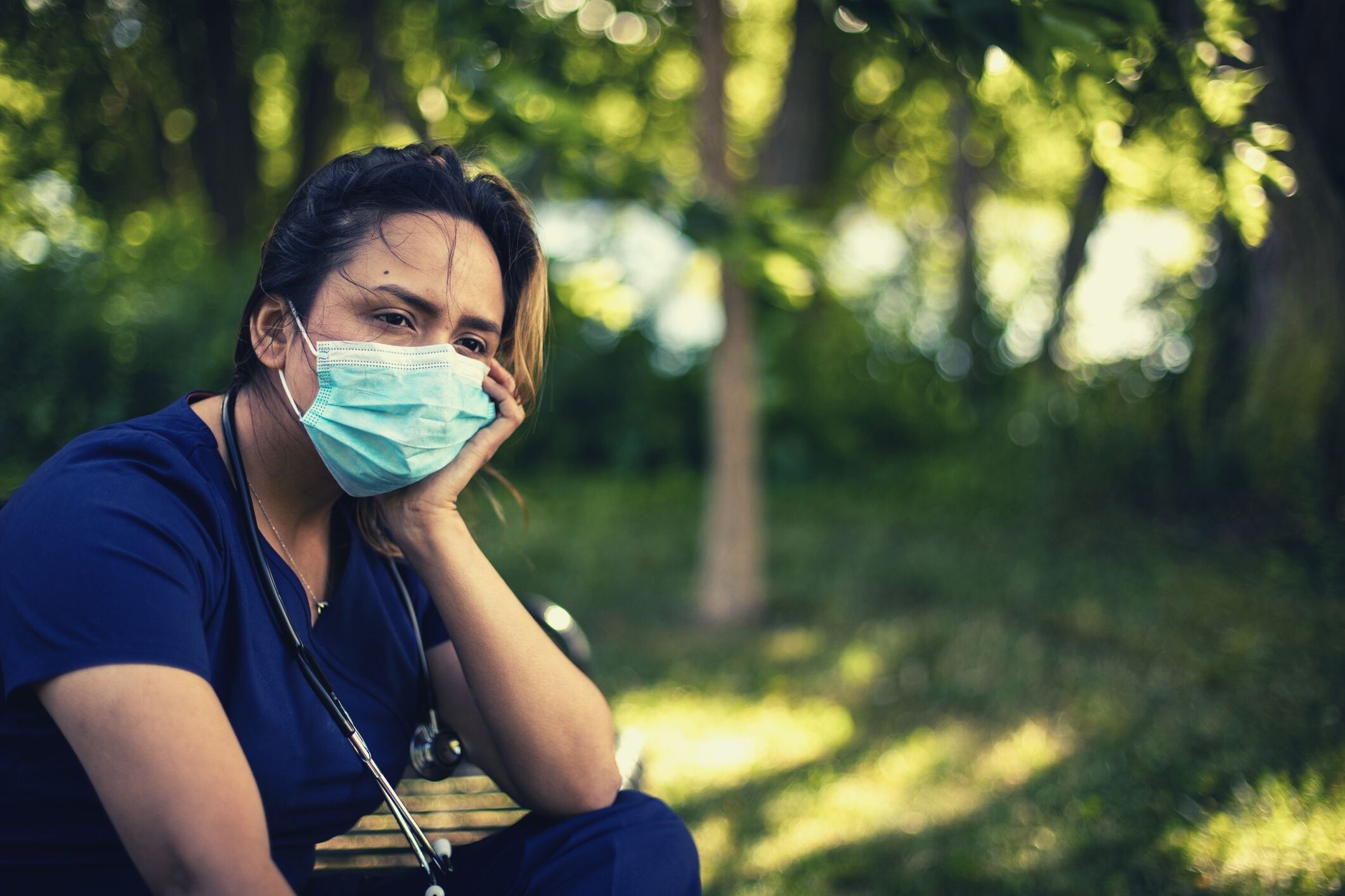 Burnt-out healthcare workforce