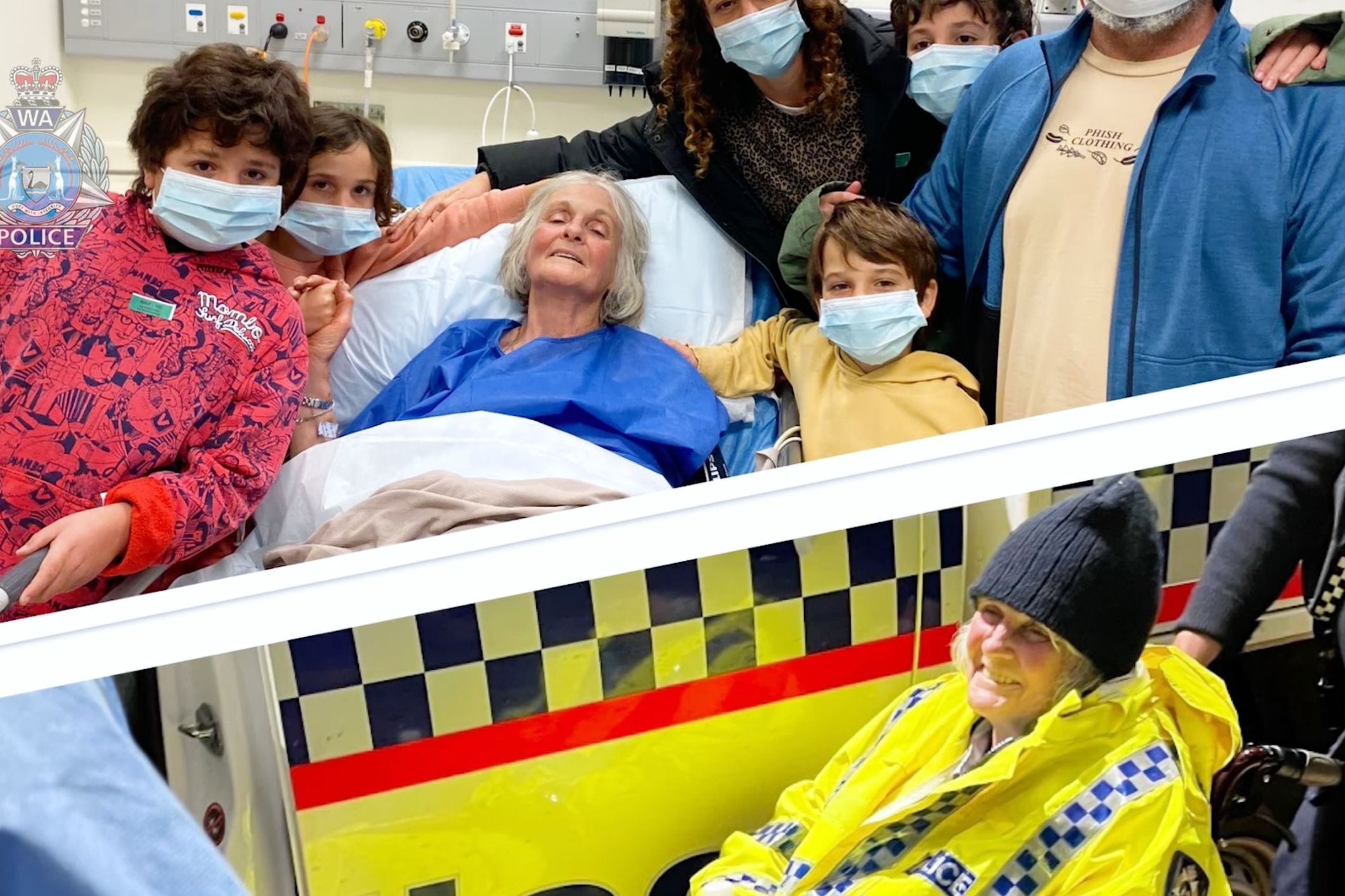 WA Police rescue elderly woman