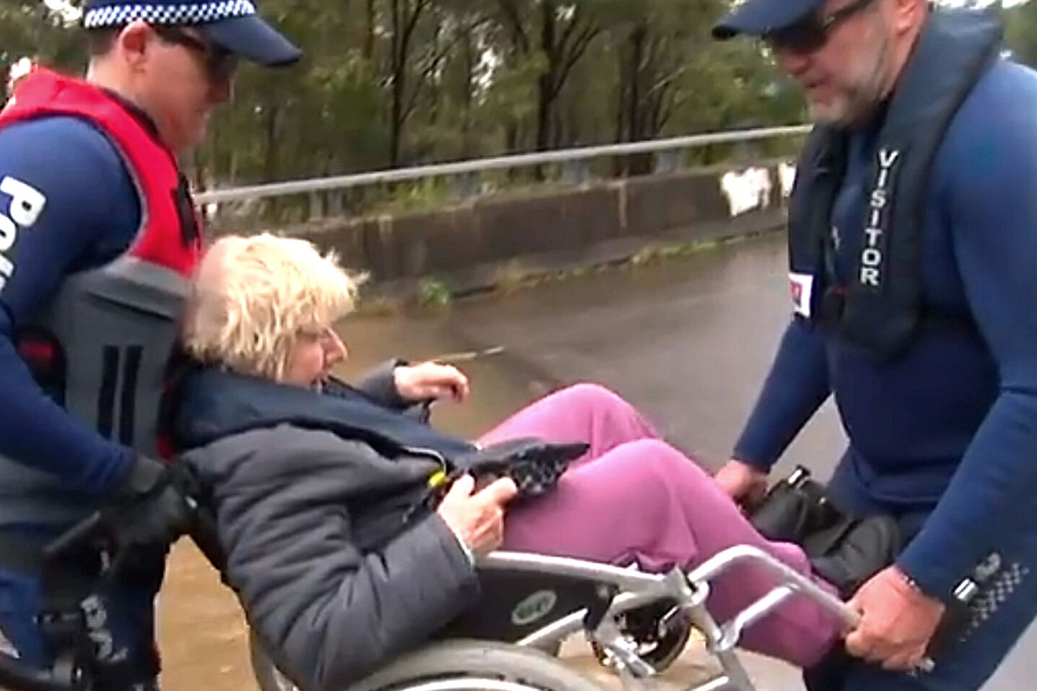 Police rescue elderly NSW woman from flood waters