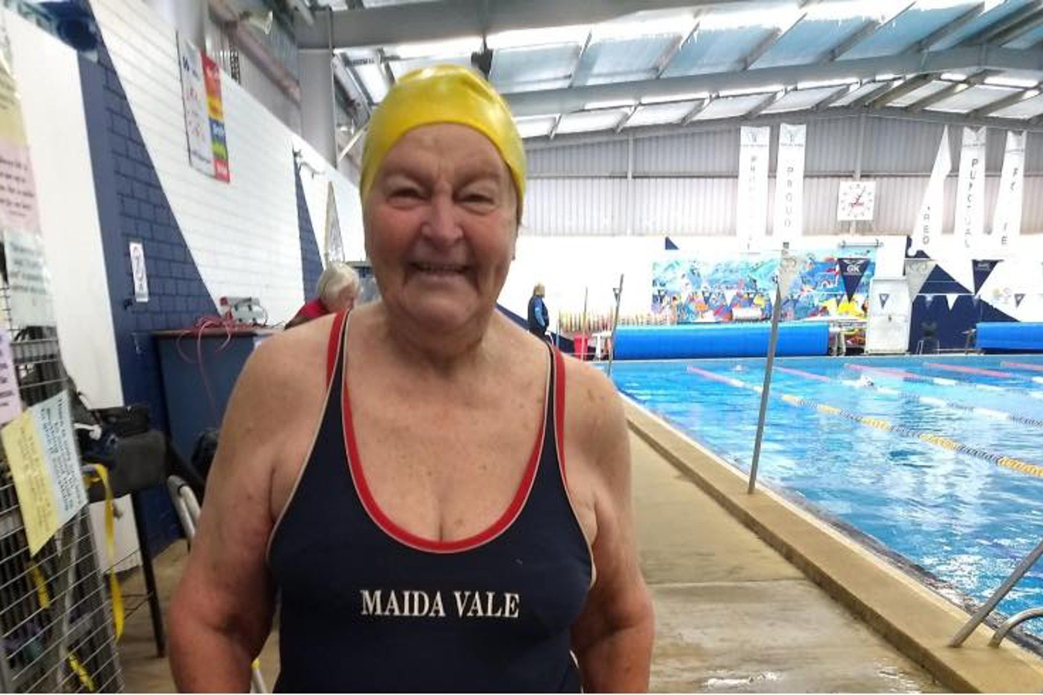 Senior Perth swimmer on song as she notched her 101st record
