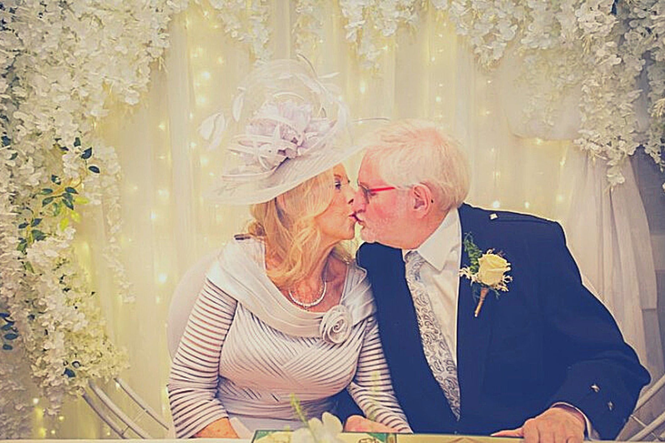 Couple in their 80s get married after falling in love on internet dating site