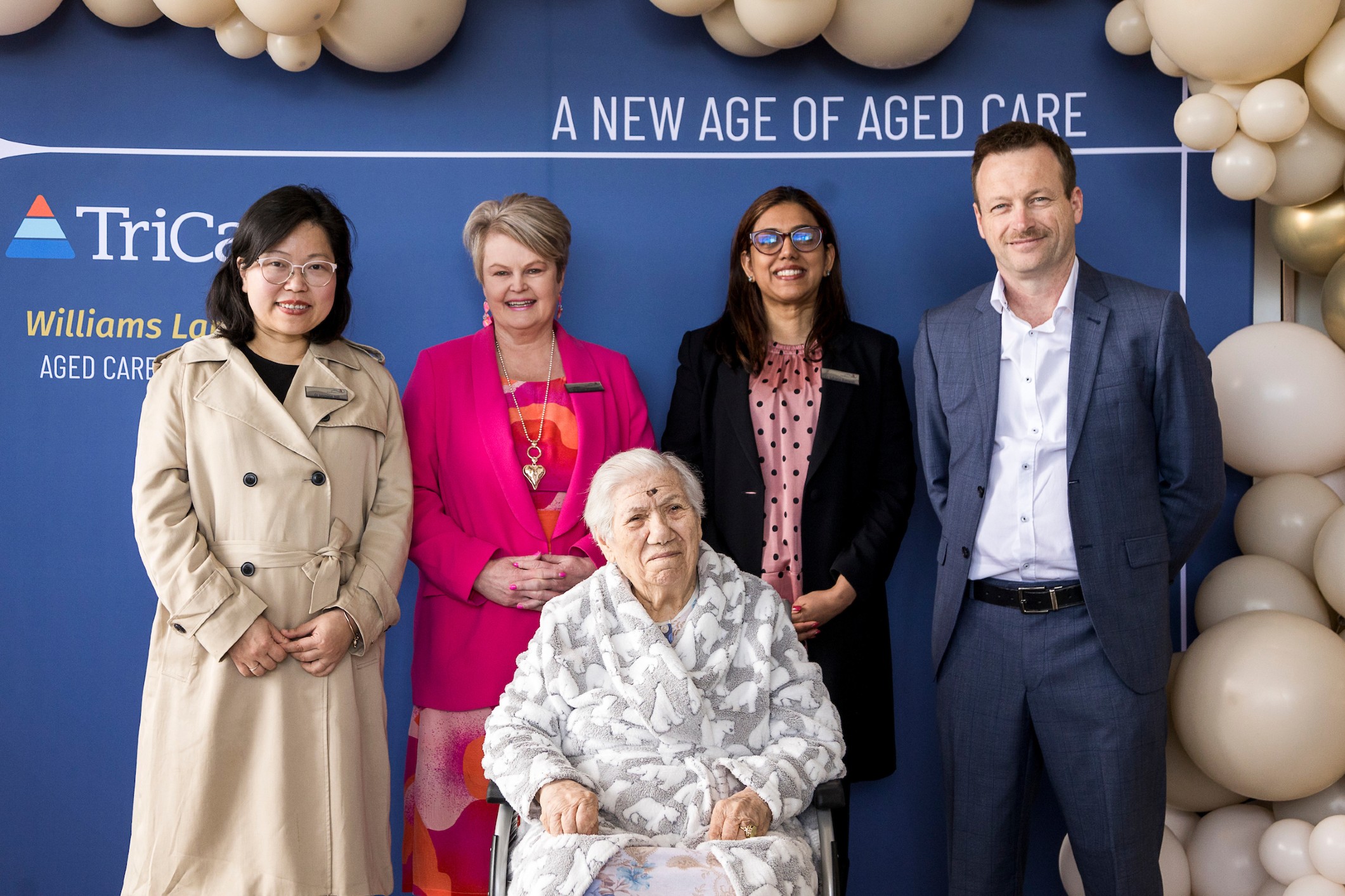 TriCare Williams Landing Aged Care Residence was officially opened today by TriCare Director Peter O'Shea, right, and Wyndham City Council Mayor Susan McIntyre, second from left (1)