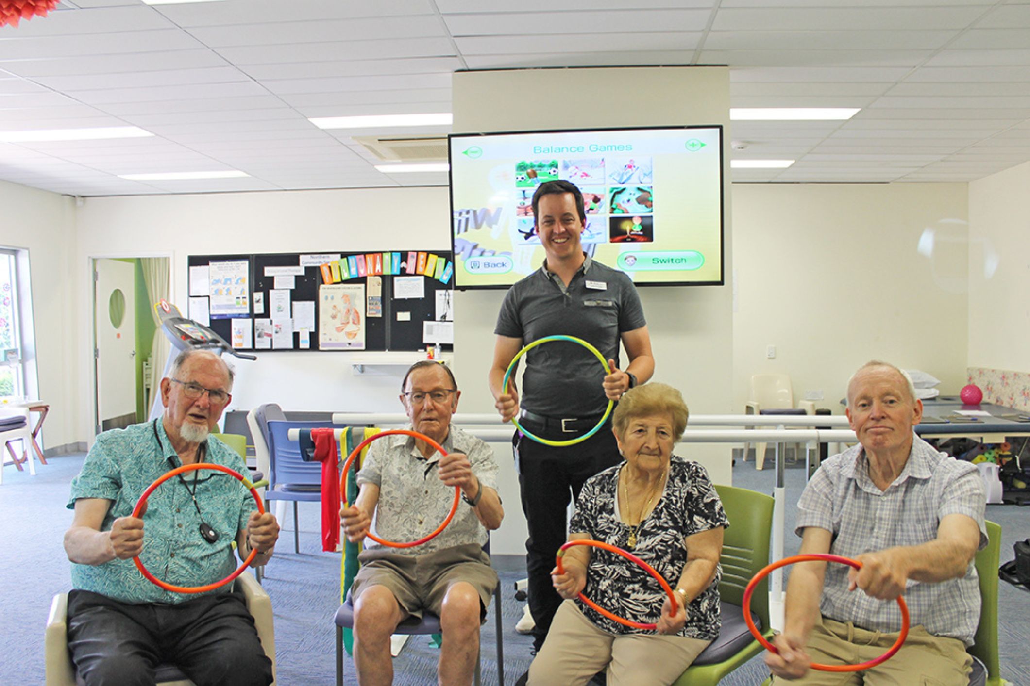 Wii Fit and other activities help clients to ‘Keep active with  Parkinson’s’