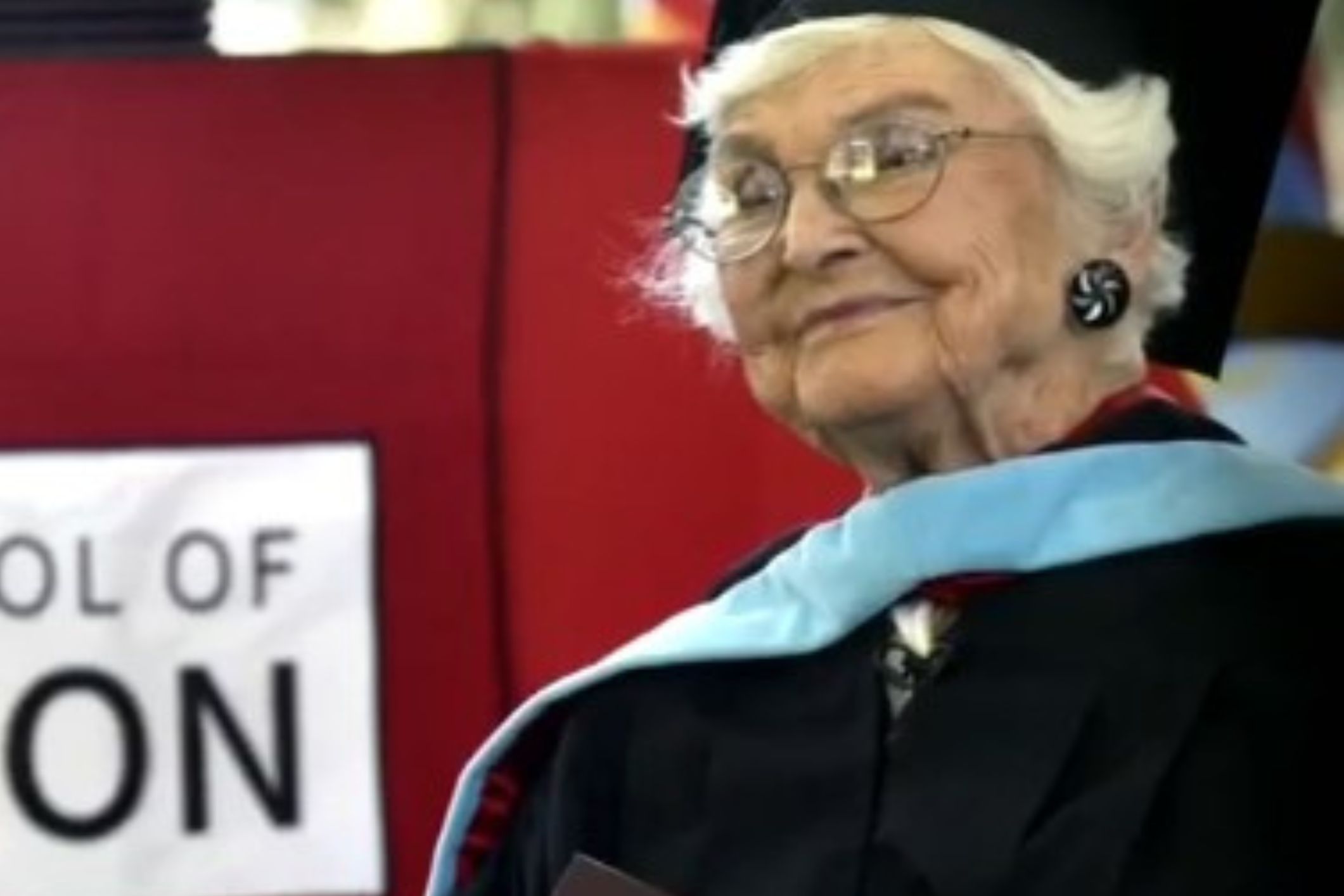 105-Year-Old Woman Completes Master's Degree Begun Over Eight Decades Ago