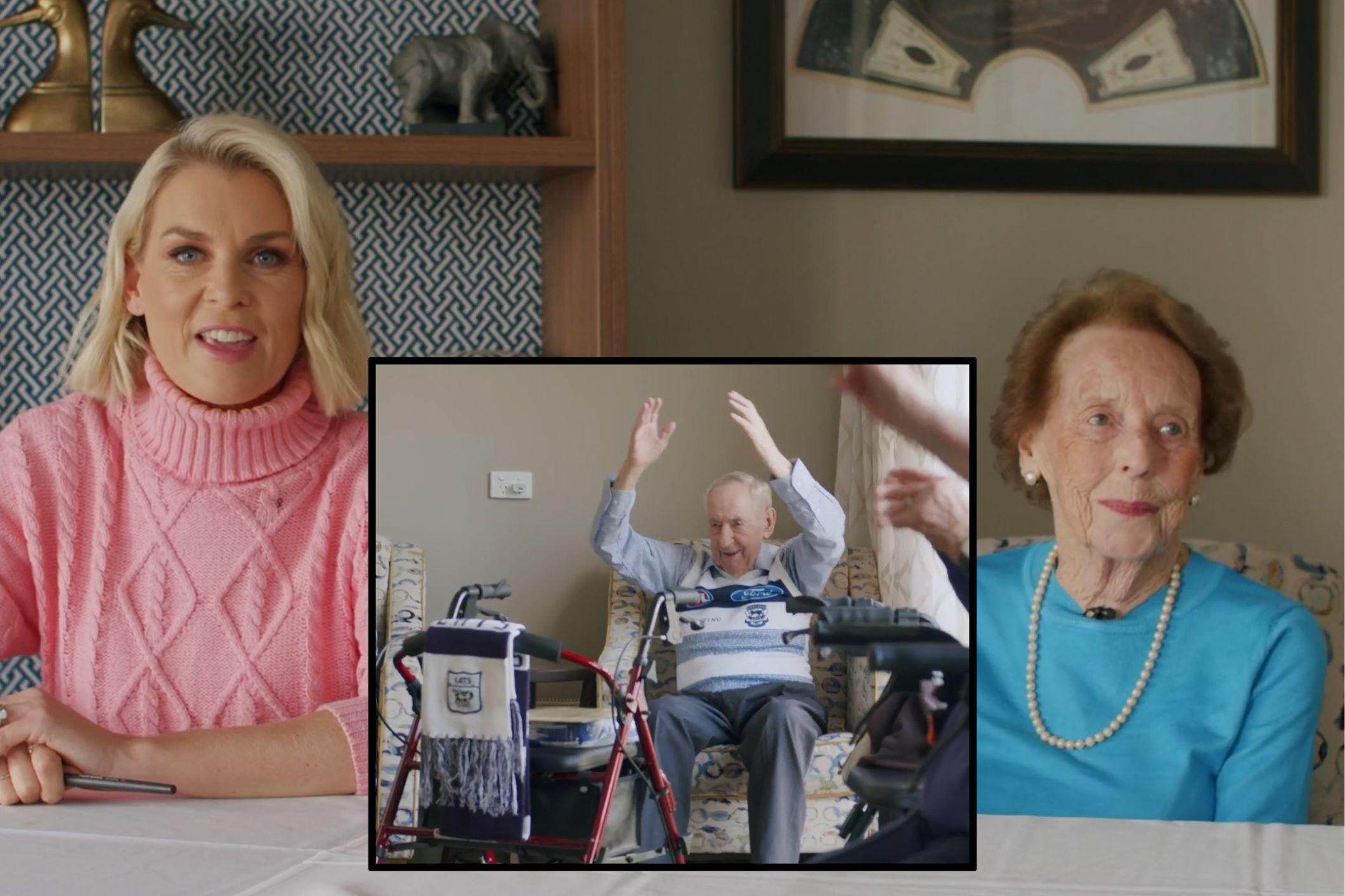 Fox Footy’s Sarah Jones Brings AFL Commentary Flair to Aged Care