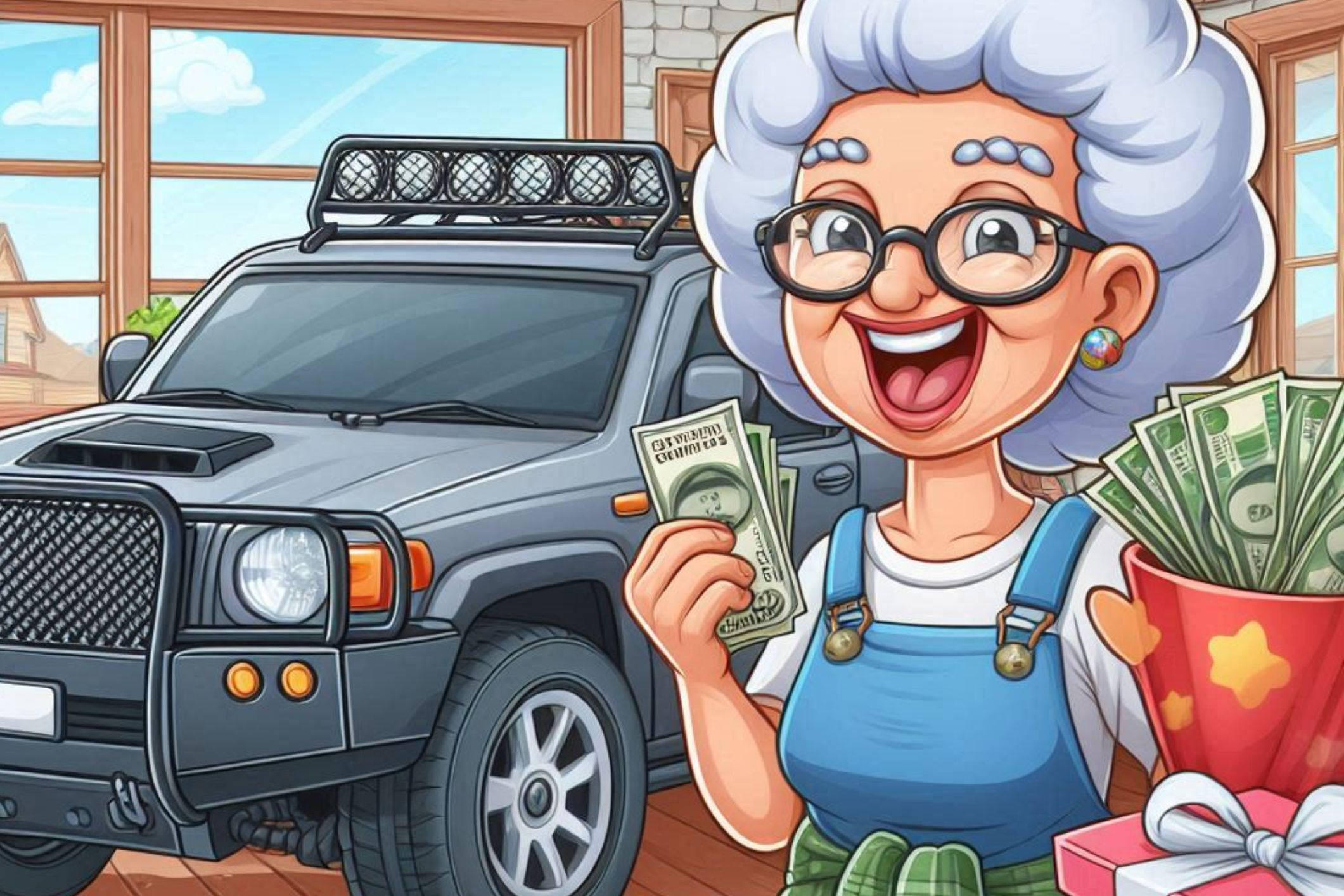 Queensland Granny Wins $10M, Plans To  Buy Car With A Bull Bar