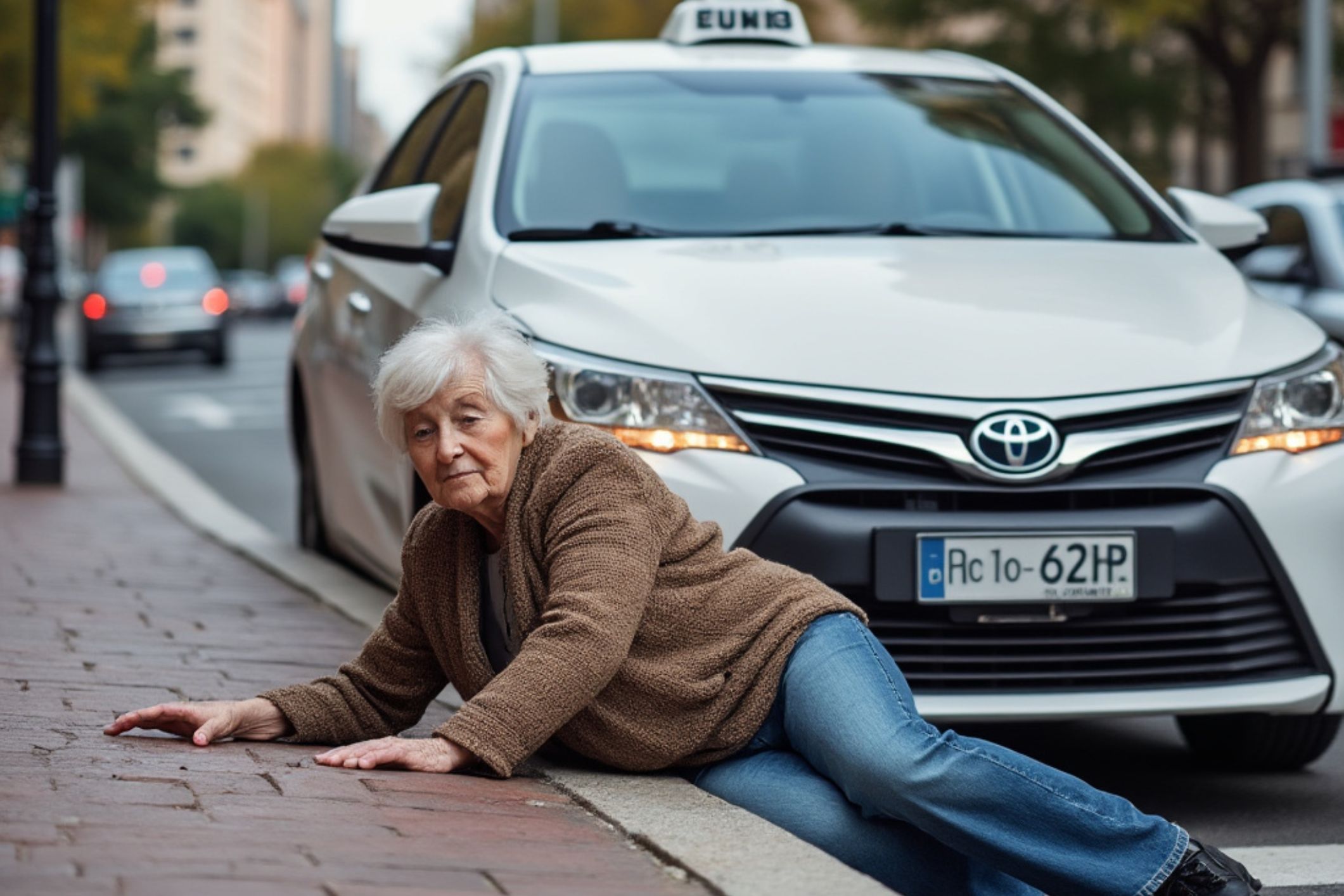 Taxi Drive Allegedly Left a Fallen Elderly Passenger on the Curb and Drove Away