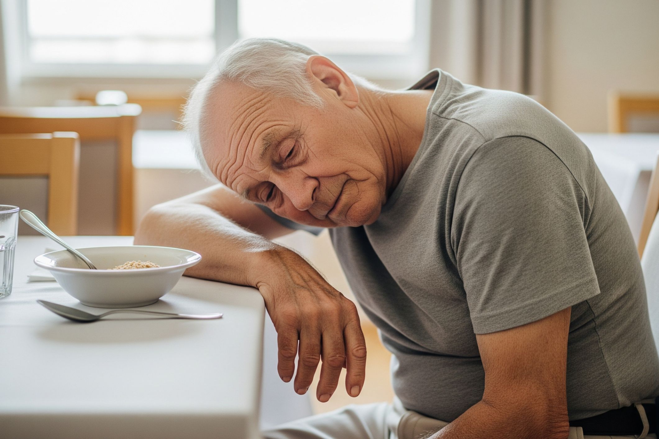 Why are some aged care residents still being woken up for breakfast?