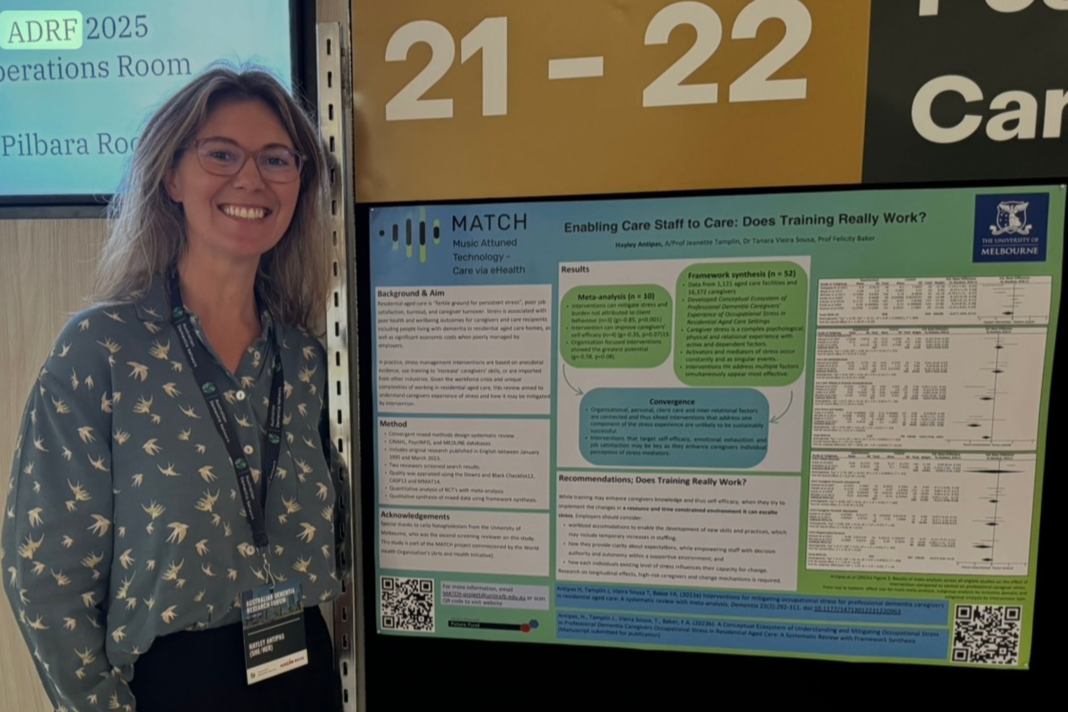 Stress Detector: Registered music therapist and PhD candidate, Hayley Antipass.