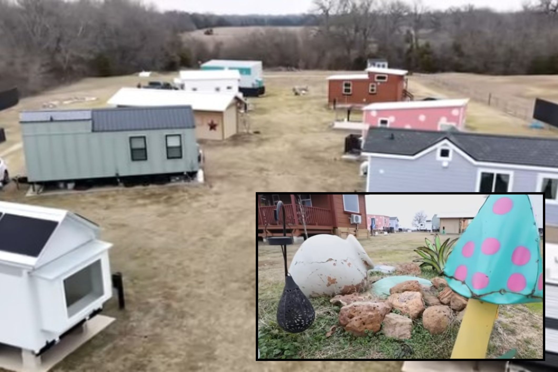 Women-only tiny house retirement village thrives with ‘no men and no drama’