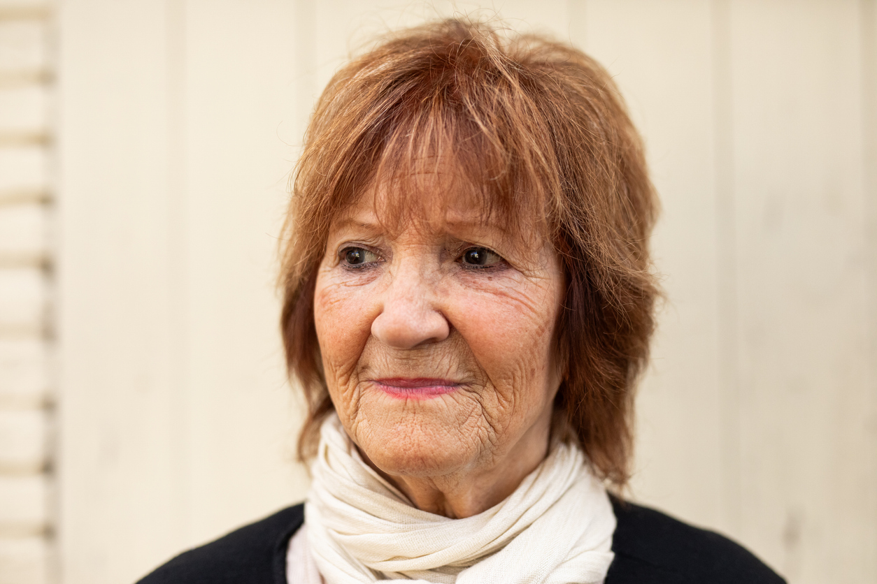 Portrait of an 82 year old woman