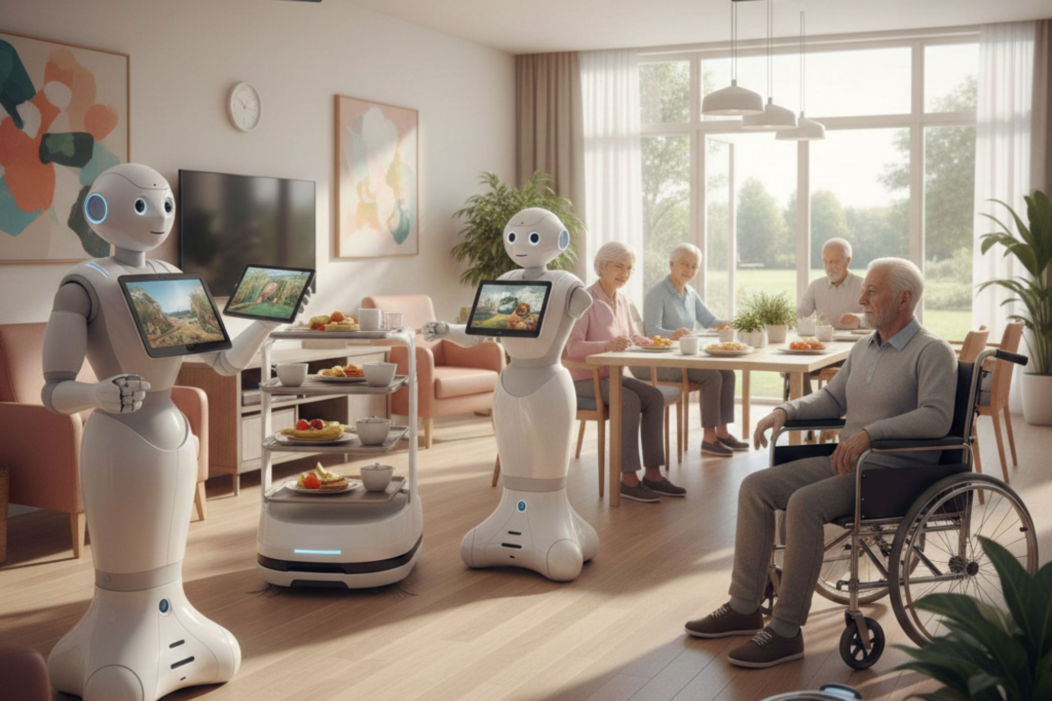 Plans to transform Brisbane's olympic village into robot-powered aged care facility