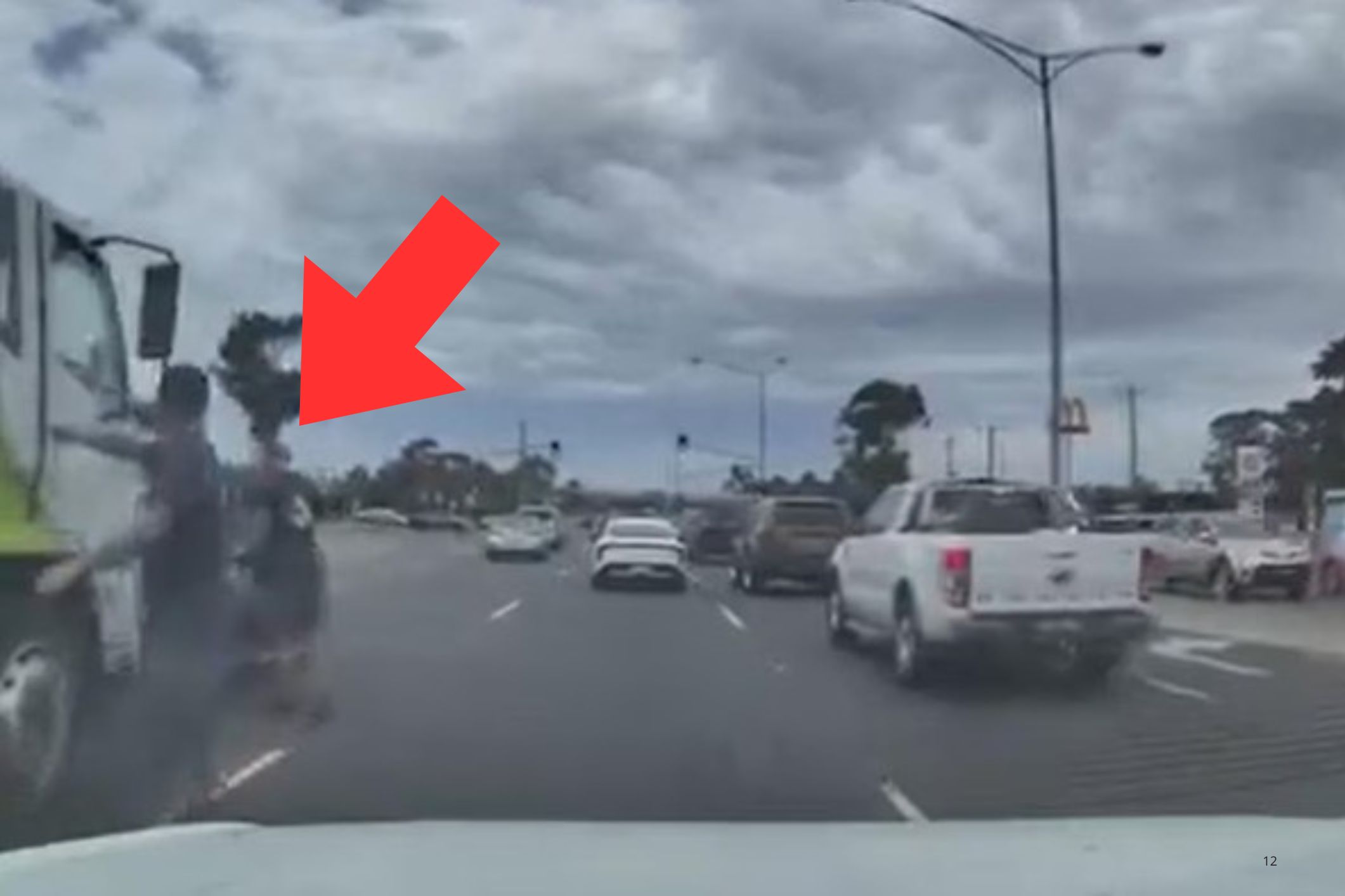 Elderly driver allegedly bashed by tradies in road rage incident