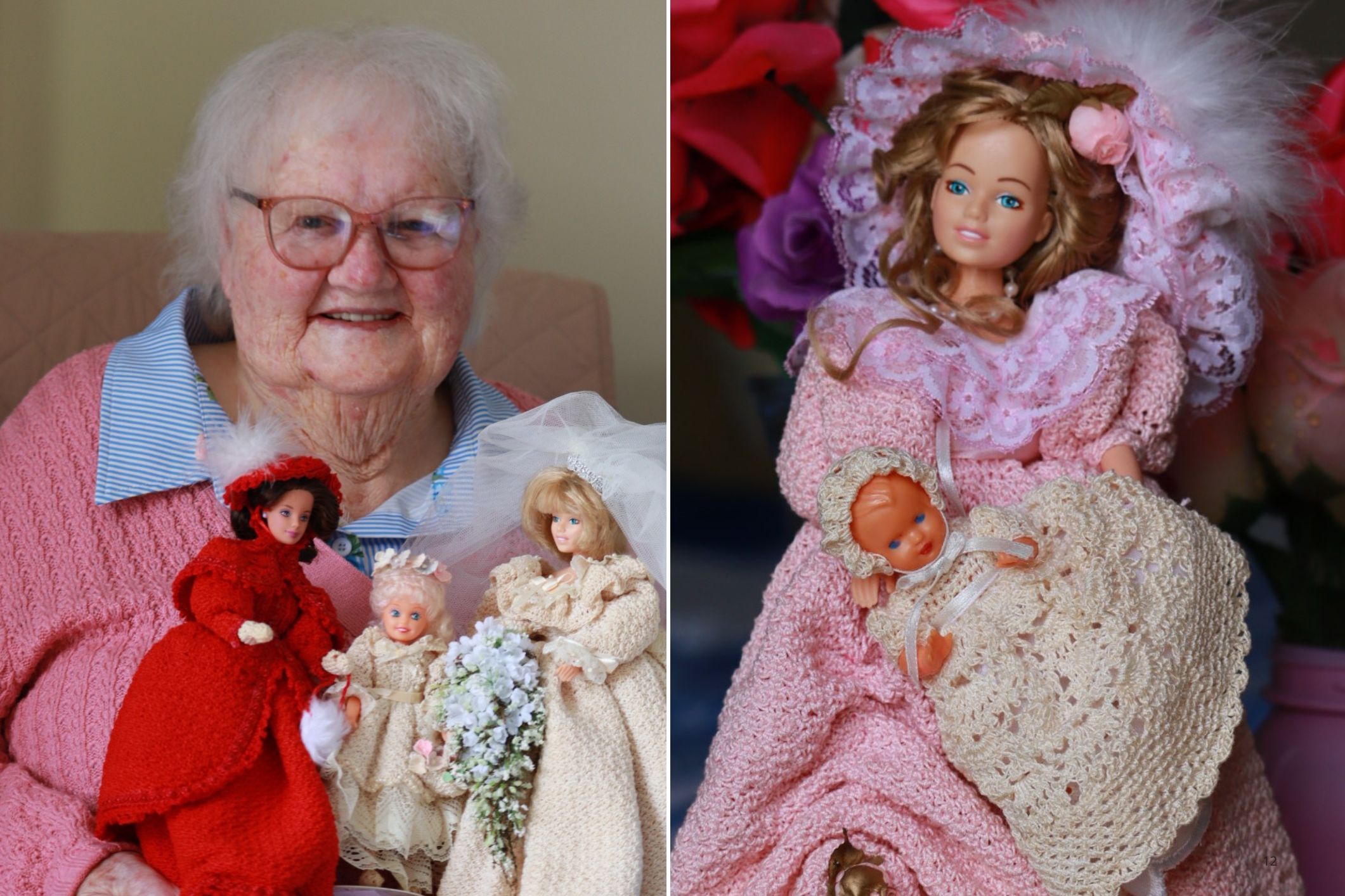 Crochetting through history: An aged care resident’s award-winning life