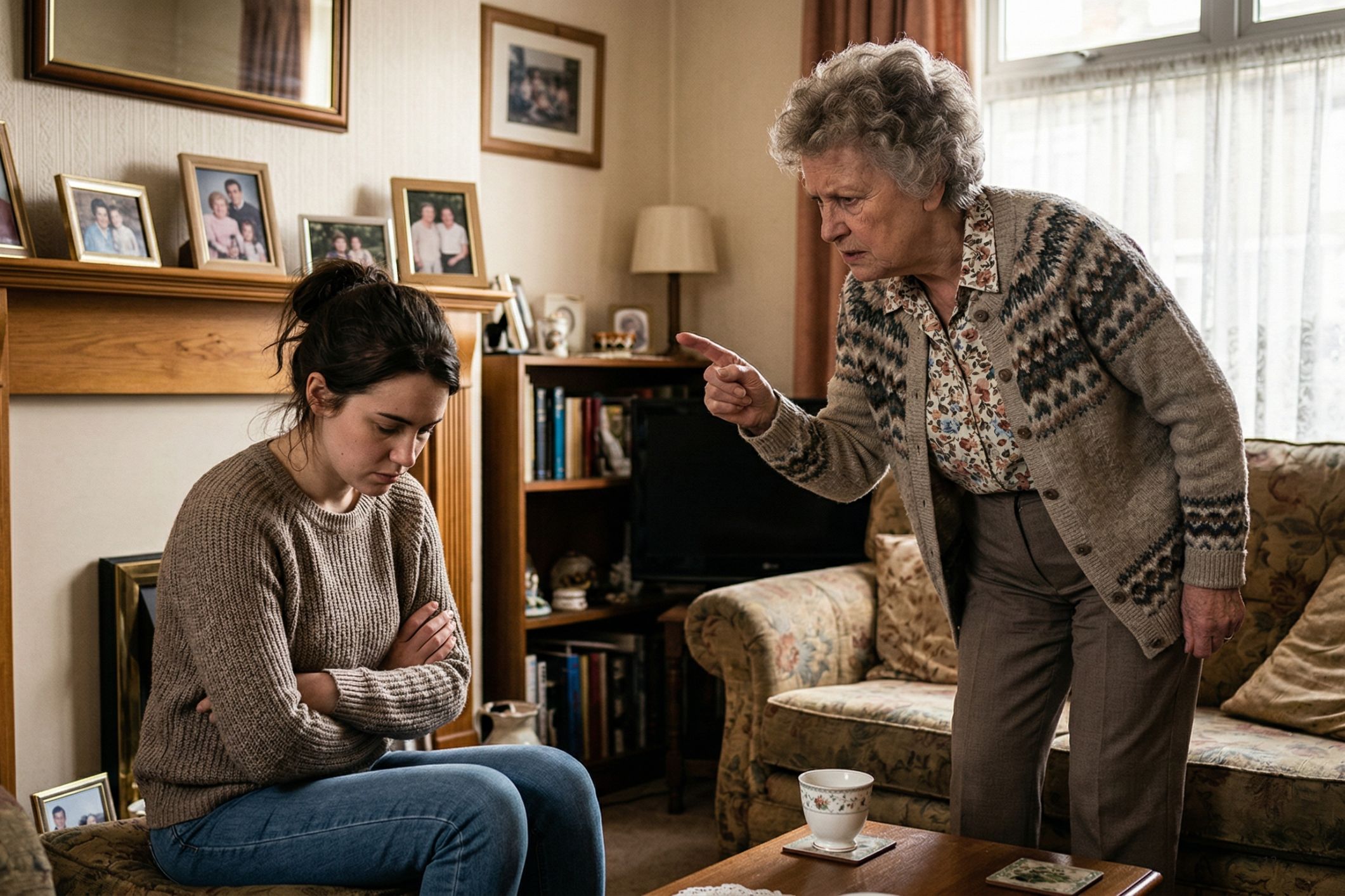 Grandmother lashes out at granddaughter for not grieving “enough” after partner’s death