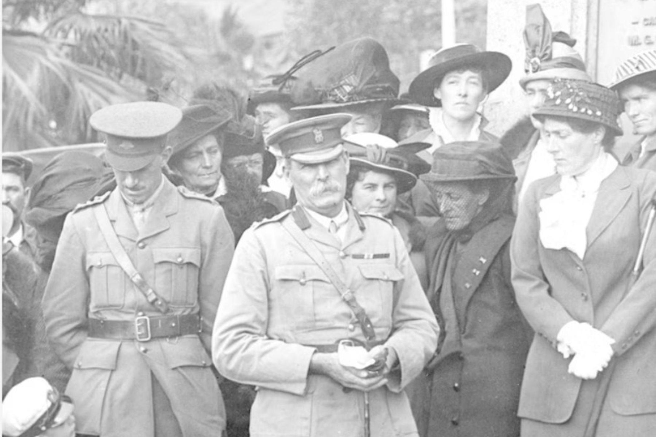 The first Anzac Day was marked by women wearing mourning black