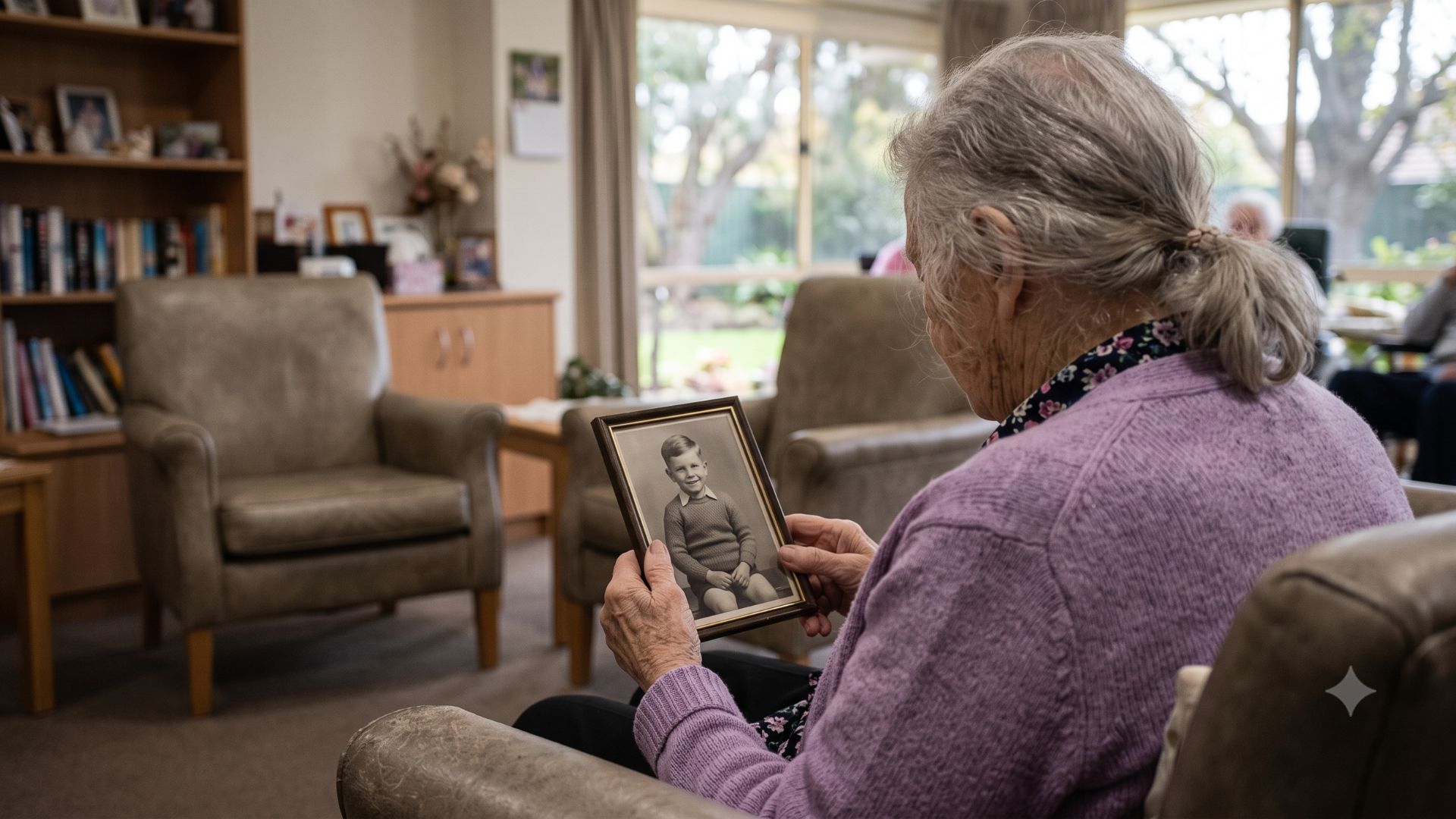 Aged care resident shares the heartbreaking story of losing her son