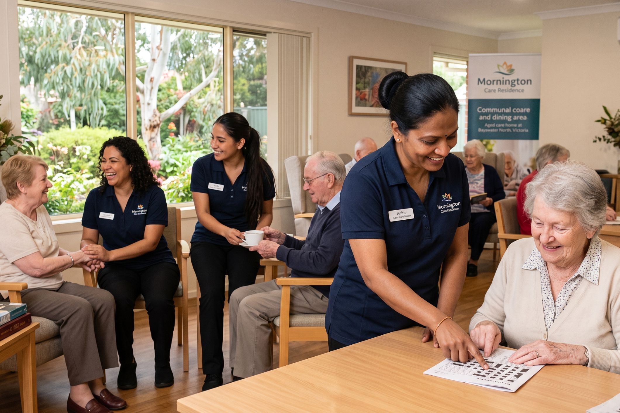 Aged care worker says opportunity matters more than perfect English